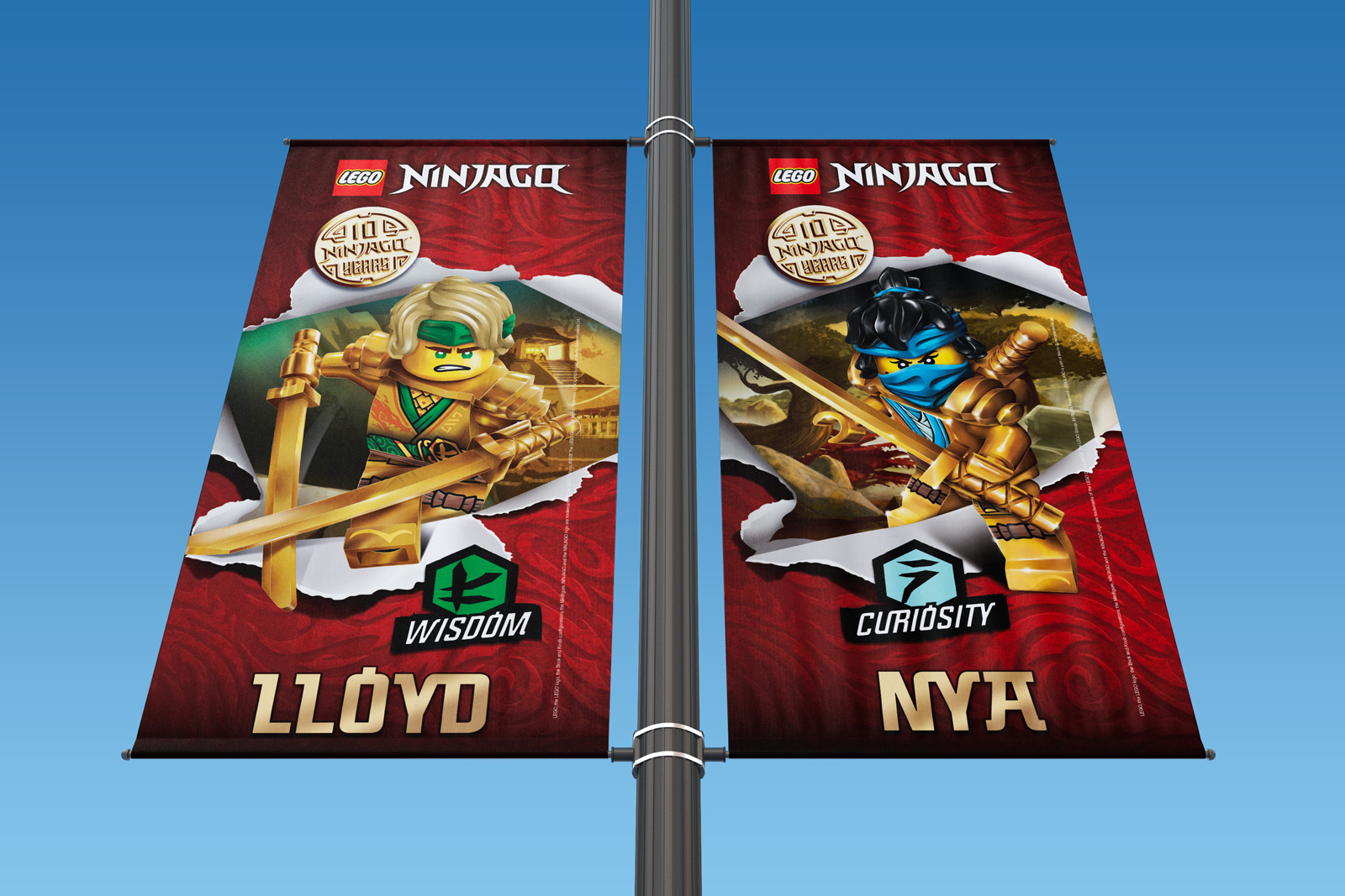 Lamppost_Banner_L_N Lego Ninjago Flags 3